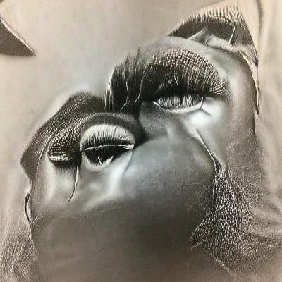 Fabulous Figure in Charcoal: A Study in Confidence