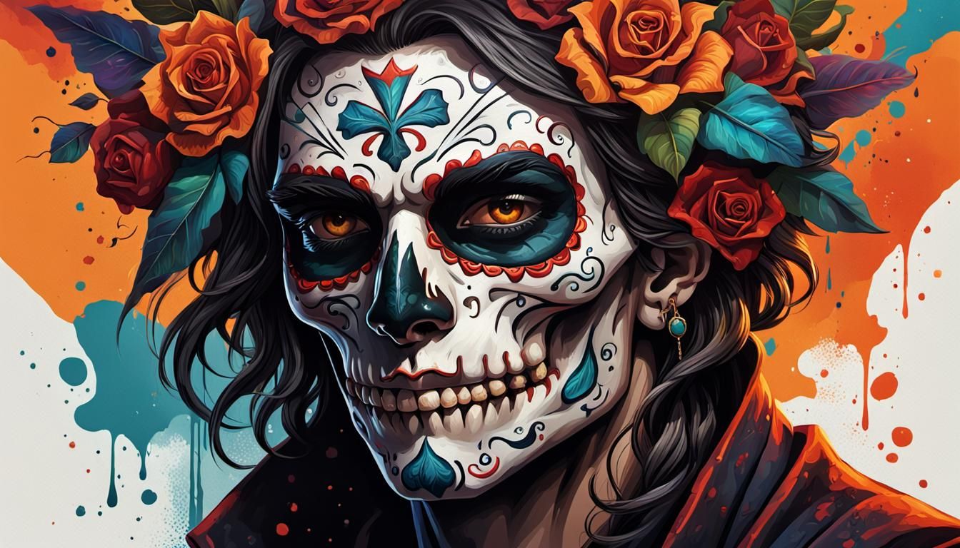 Strahd in Barovia: Chicano Art Day of the Dead