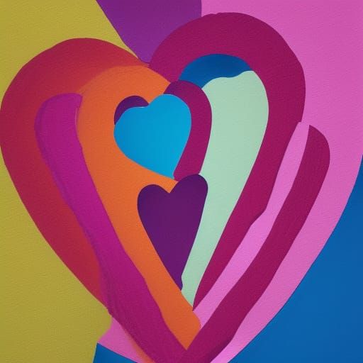 Abstract Art: Love and Romance in Shapes