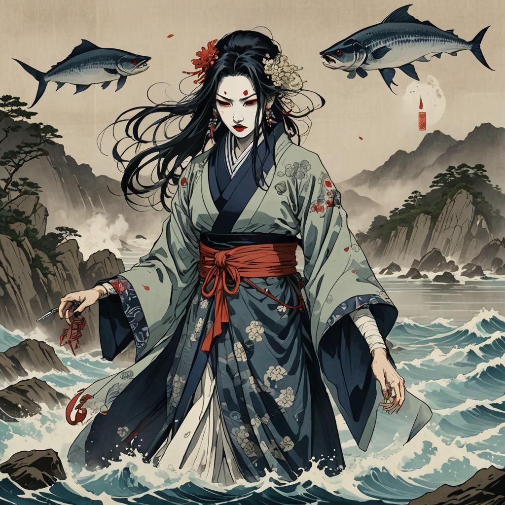 Iso-onna: Dangerous Vampire Woman of Japanese Folklore