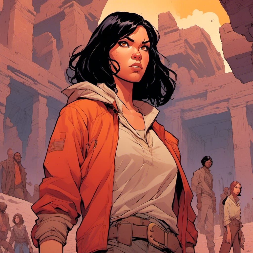 Star Wars Audra Grimstone Comic Art