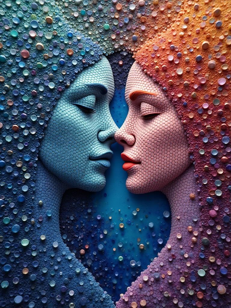 Mesmerizing Monochromatic Figures in Alchemical Weave