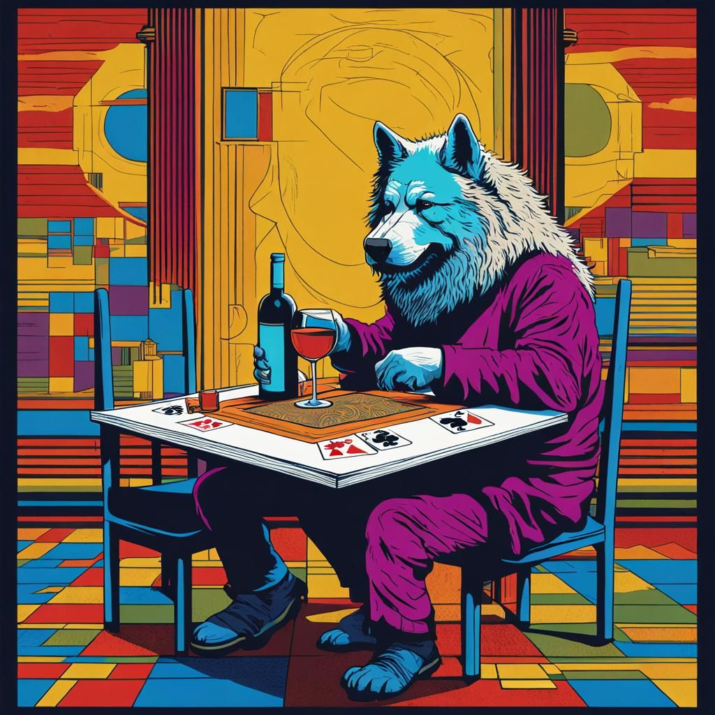 Jerry Garcia and Dire Wolf Card Game: Pop Art