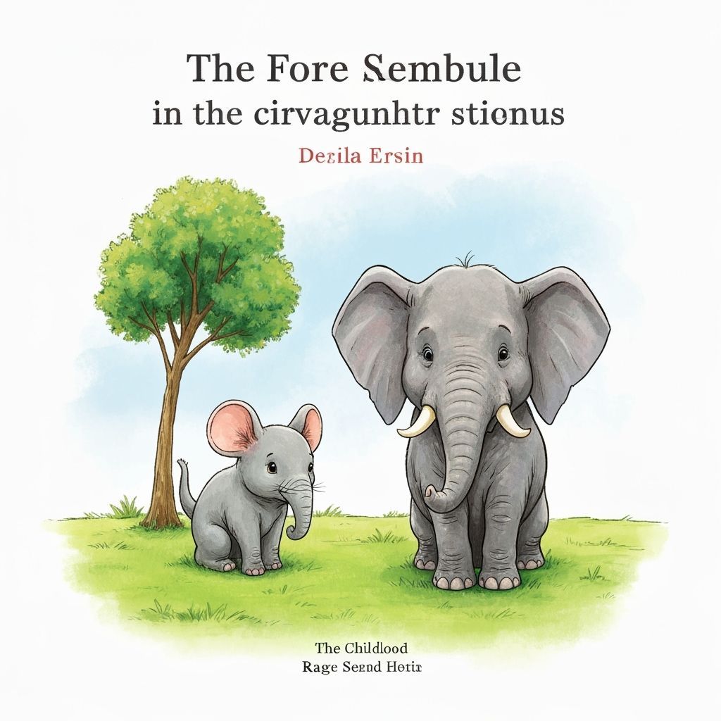 The Mouse and the Elephant: Childhood Book Cover Art