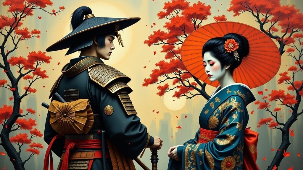 Samurai and Geisha in Ancient Japan