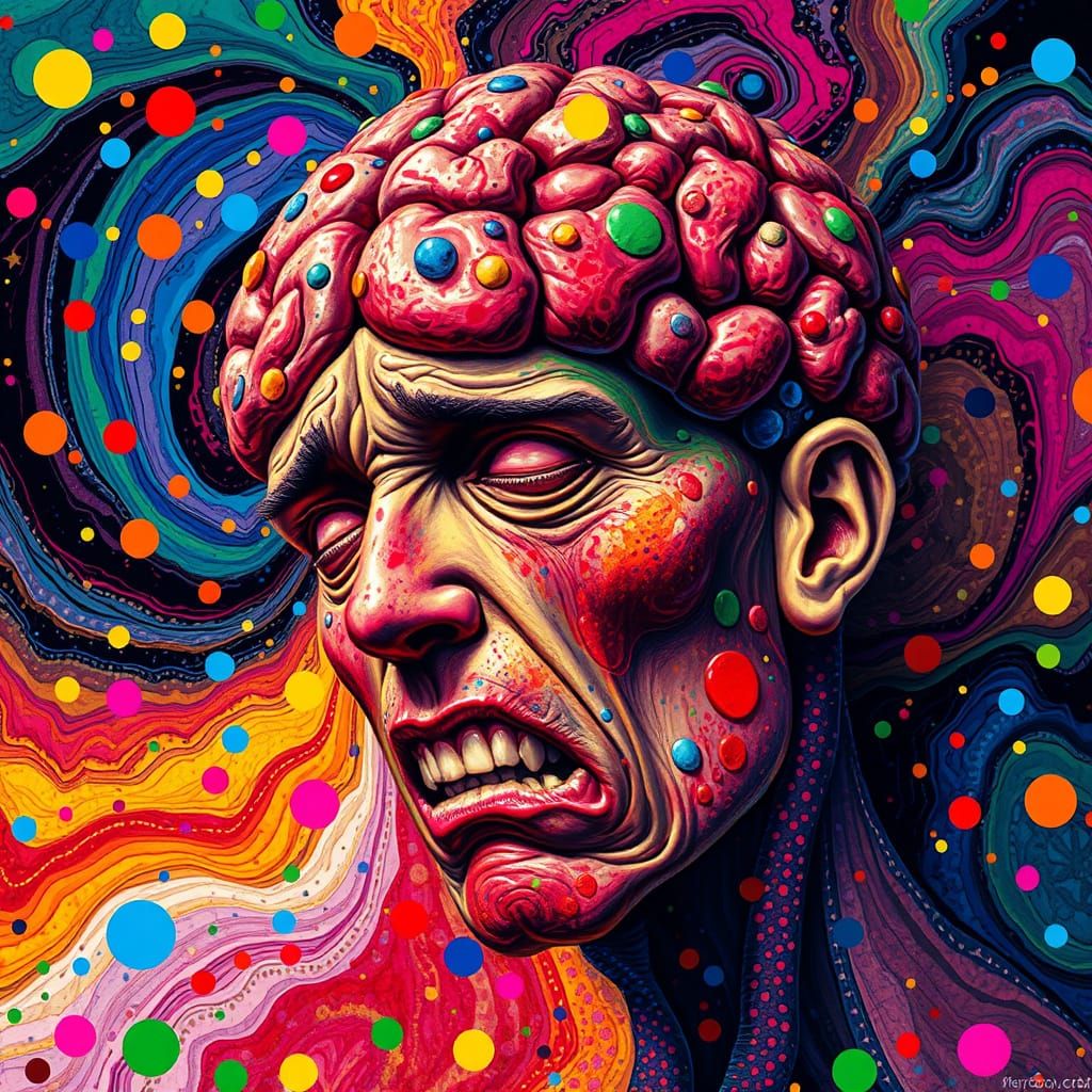 Psychedelic thoughts for a unstable person.