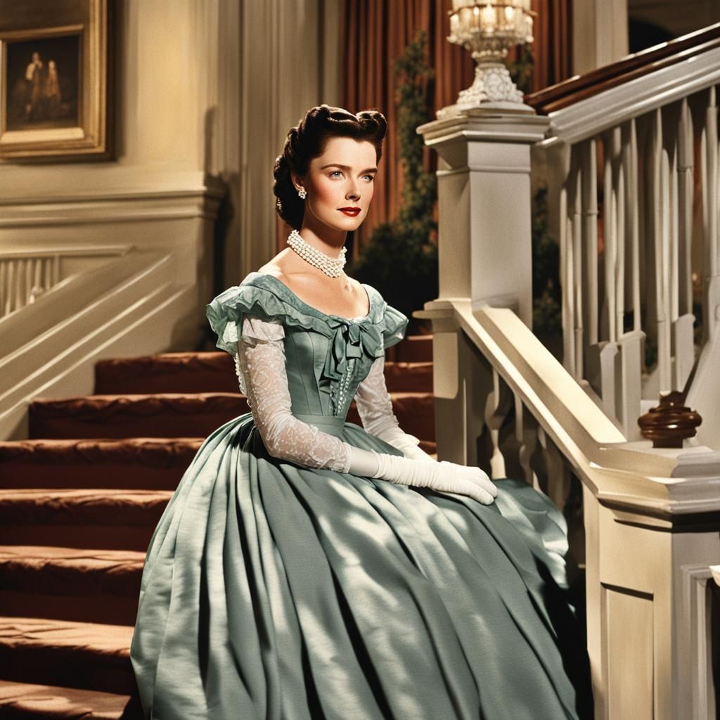 Scarlett O'Hara and Rhett Butler at Tara