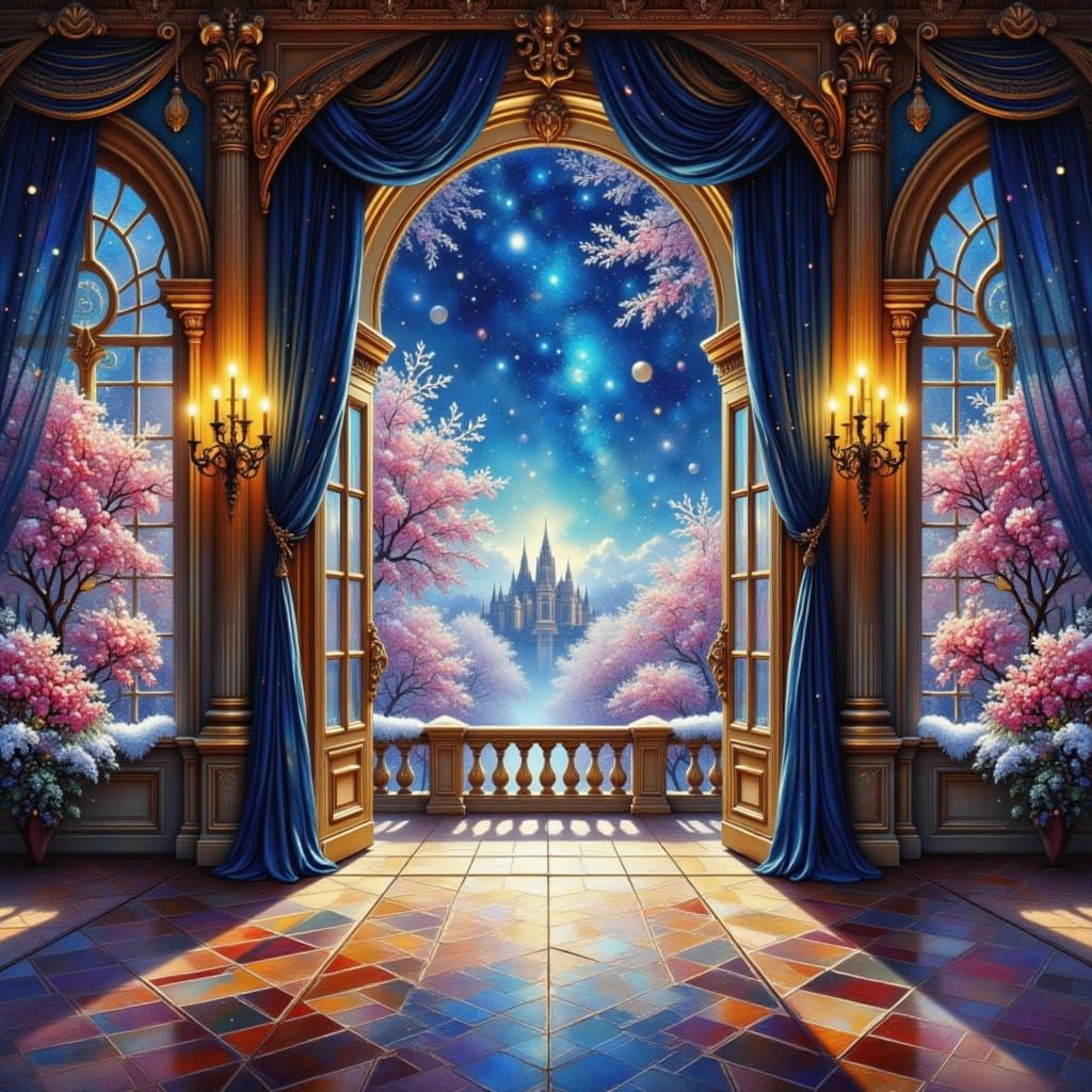 Grand Ballroom Opens to Winter Garden Balcony