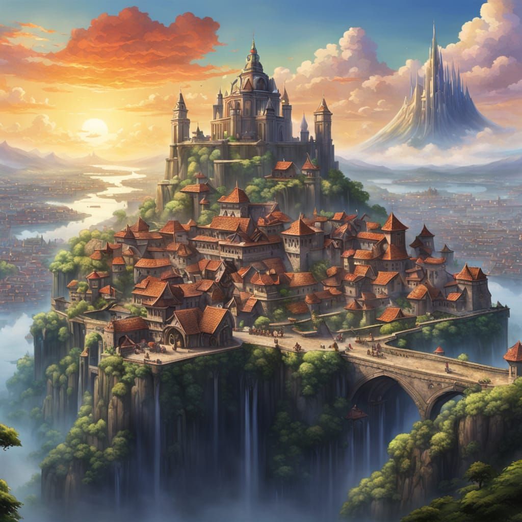 Royal Palace of Eternia Overlooking Eternos