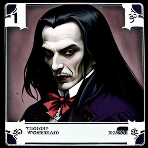 Dracula's Official Photo Identification Card