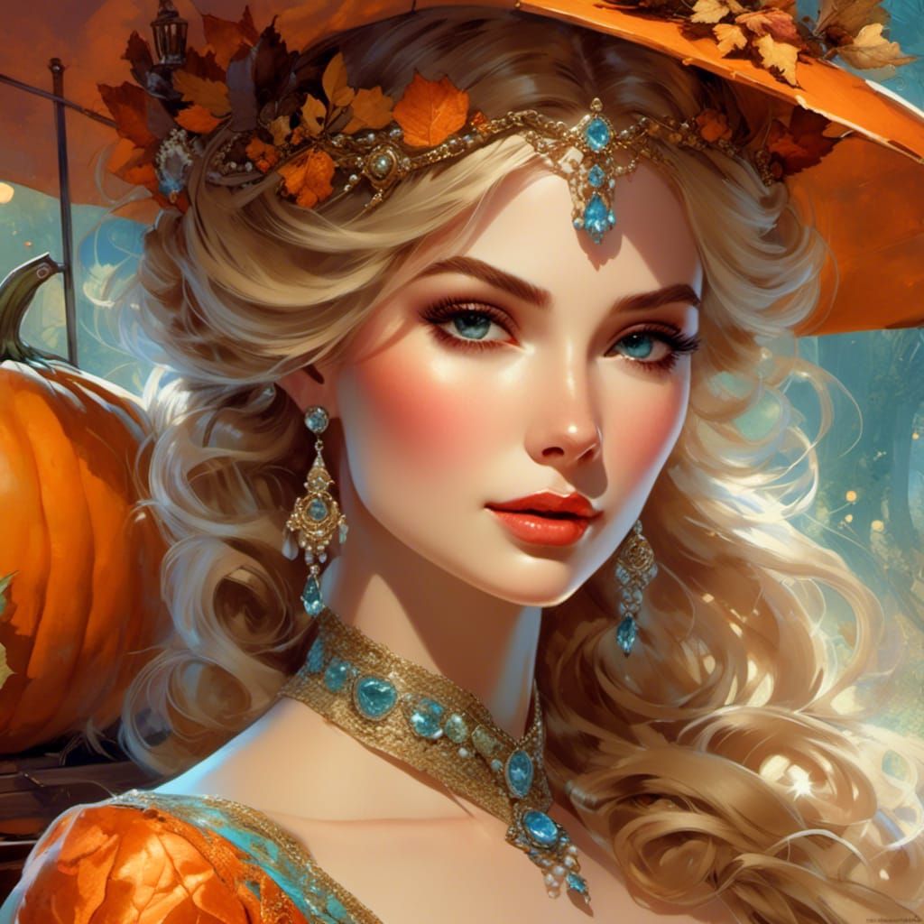 Cinderella to Royal Ball in Stylized Watercolor Art