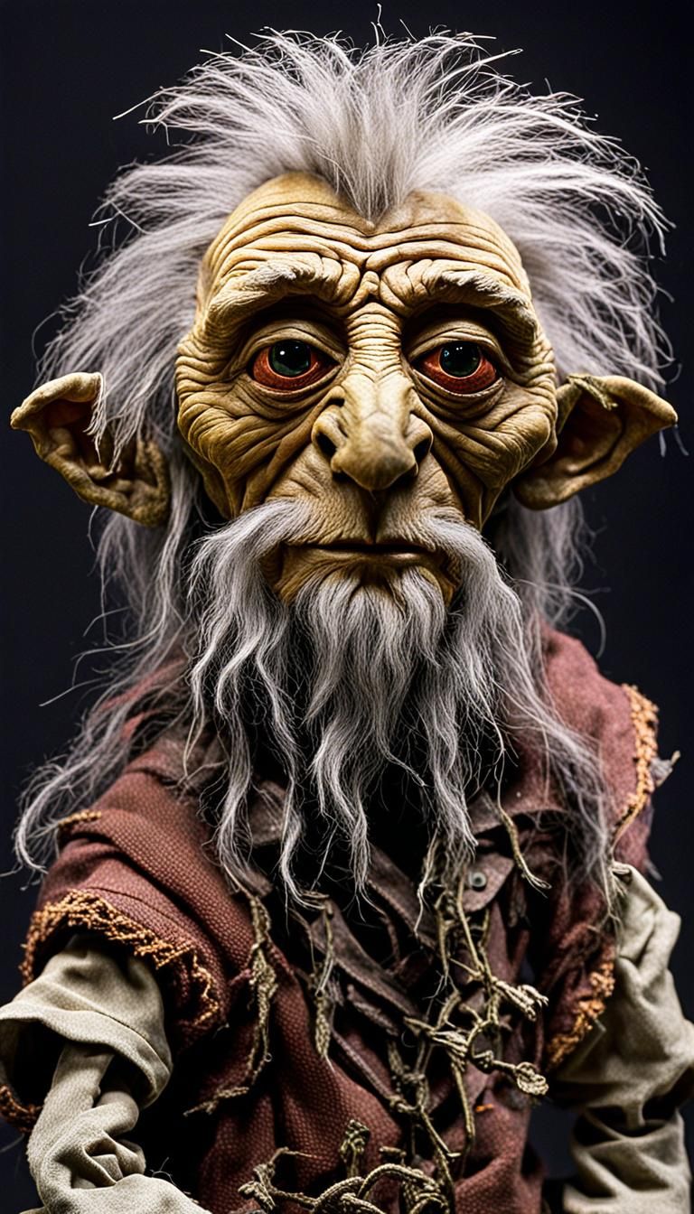 Dark Crystal Style Old Man Puppet