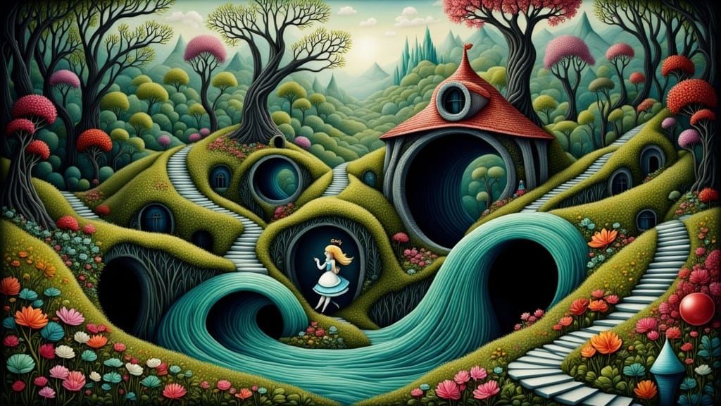 Alice meets the Hobbits