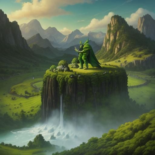 Jolly Green Giant in His Valley