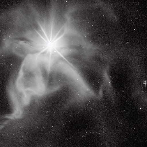 Nebula Over Antarctica: Divine Sunshine