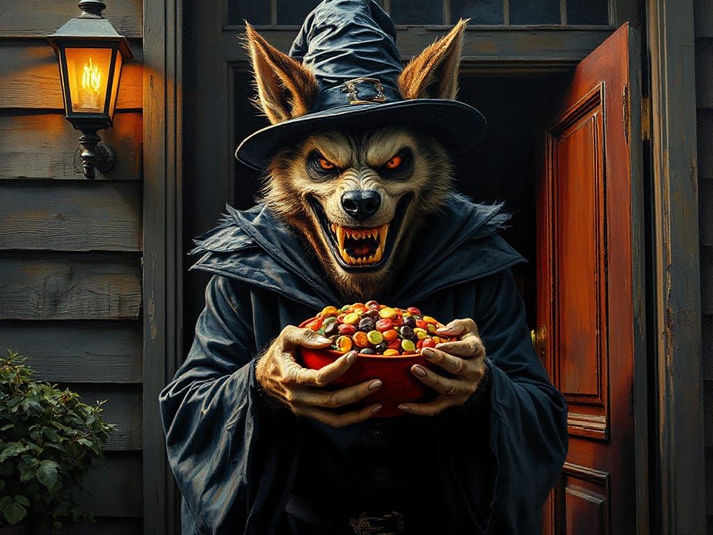 Werewolf Witch Masterpiece in Void Farmhouse