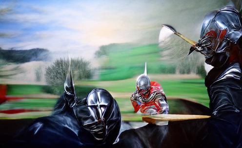 Epic Battle: Black Knight vs White Knight