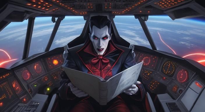 Count Dracula in Epic Space Battle