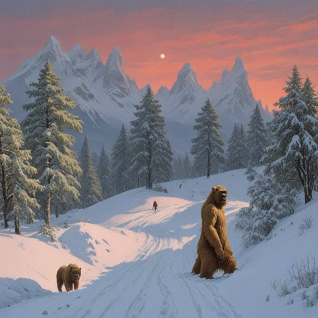 On the Track of Unknown Animals