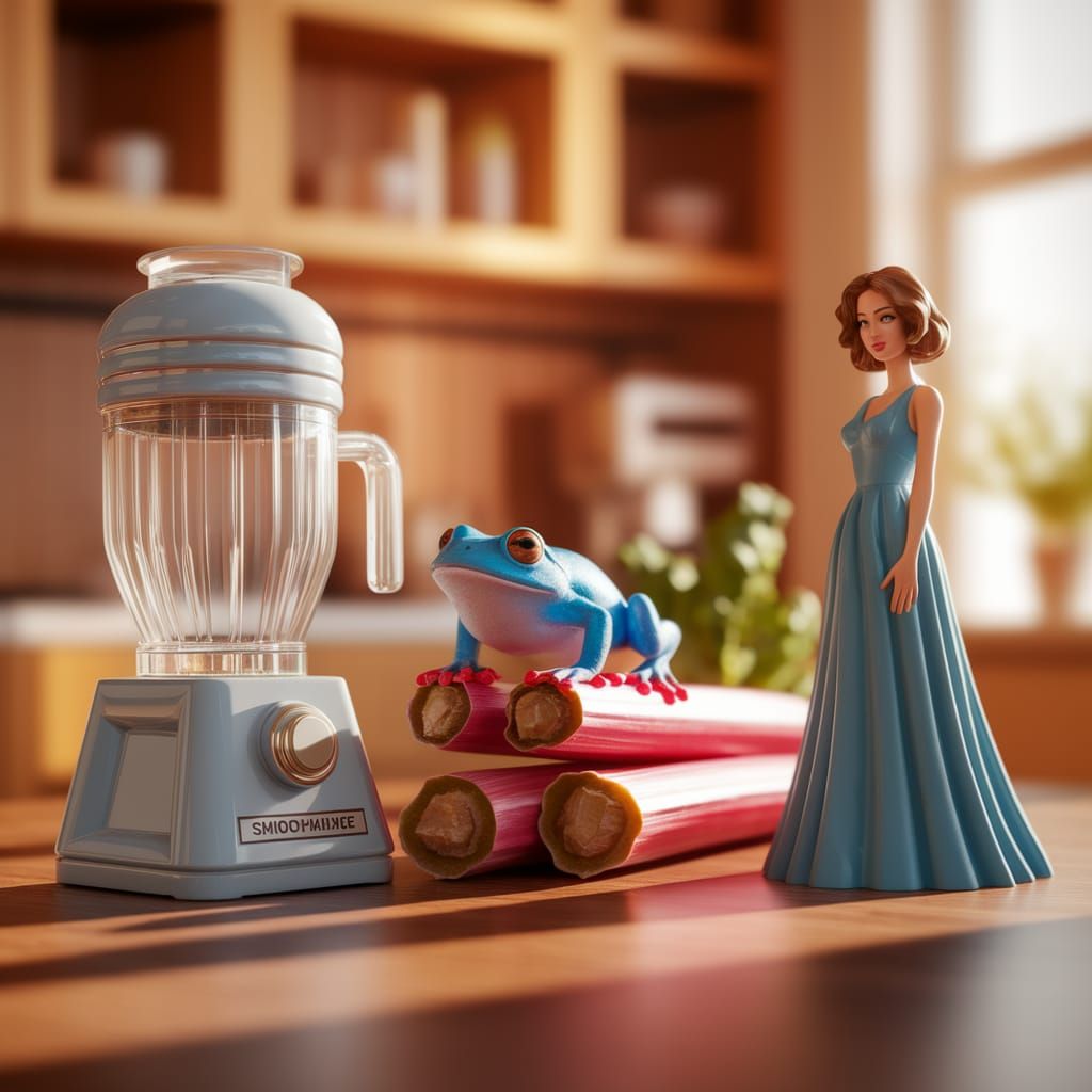 Still life with smoothie-mixer