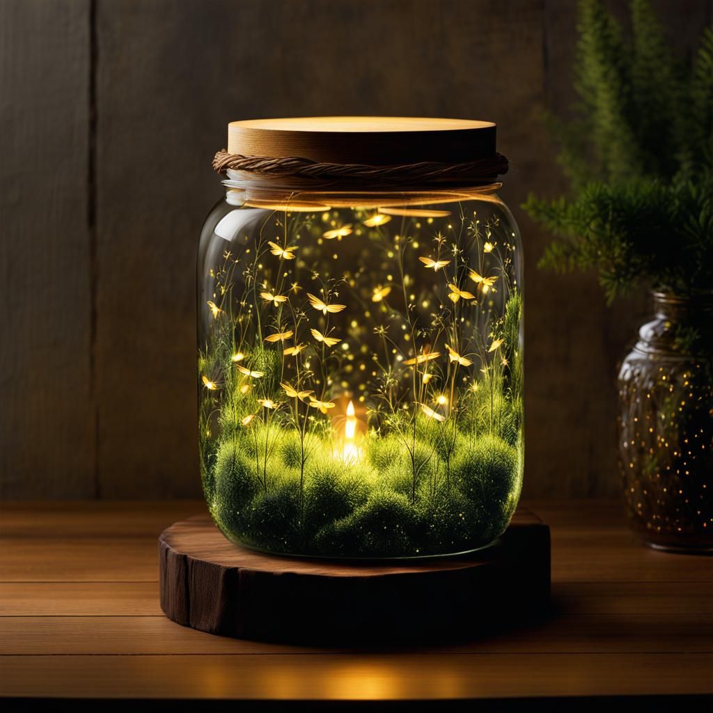 Fireflies in a Jar: Ethereal Fairy Tale Ambiance
