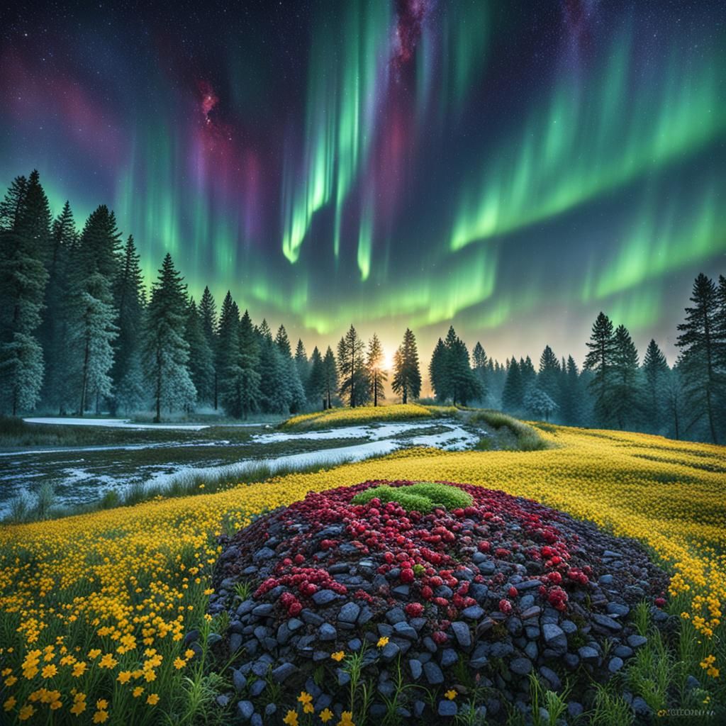 Ethereal Starry Tide: A Celestial Dream