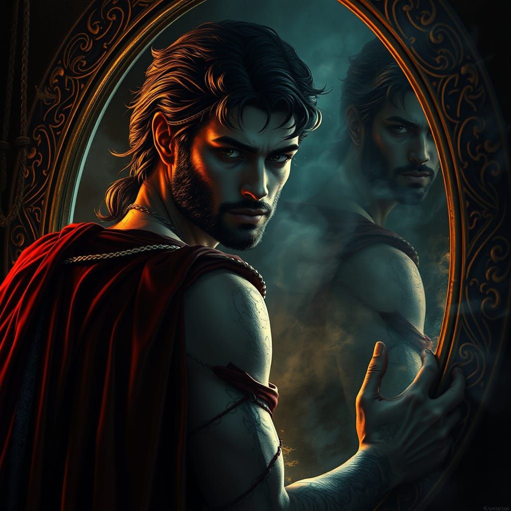 The Cursed Prince in Dark Fantasy Portrait