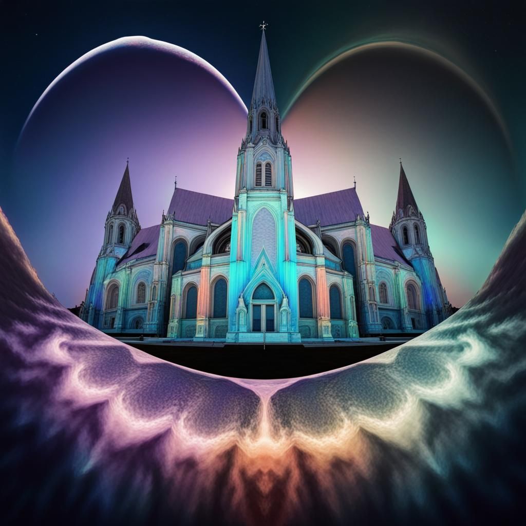 Kaleidoscopic Cathedral on Neptune