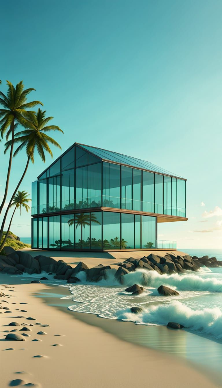 Glass House Paradise on Turquoise Beach