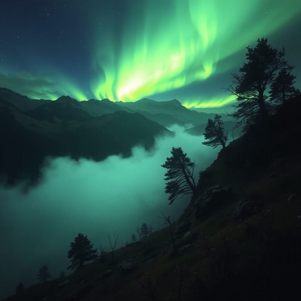 Apocalyptic Dystopia in Dark and Moody Oil Painting