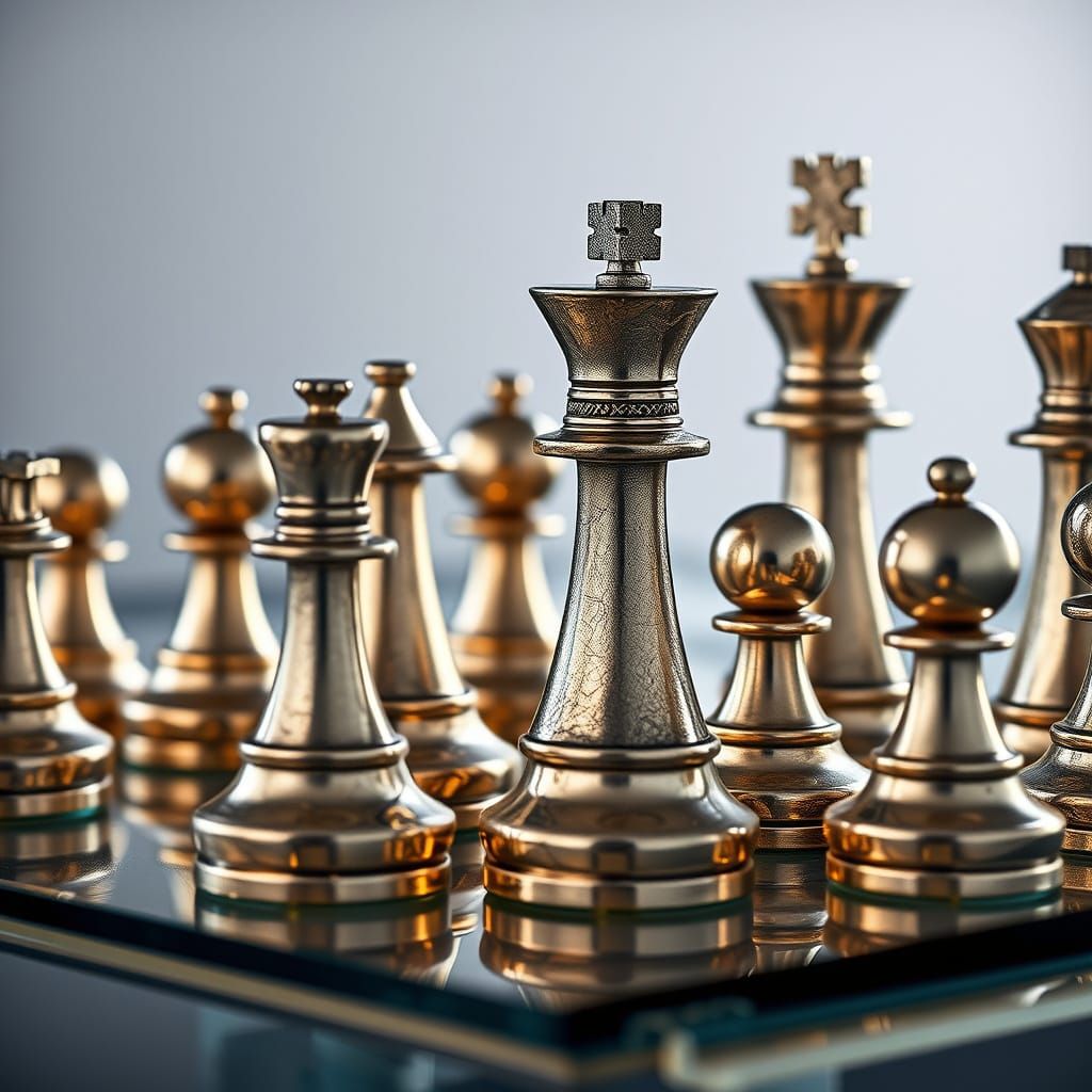 Chess Set Made of Osmium
