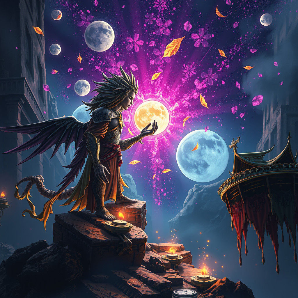 Dark Fantasy Mind Reading Concept Art in 8K