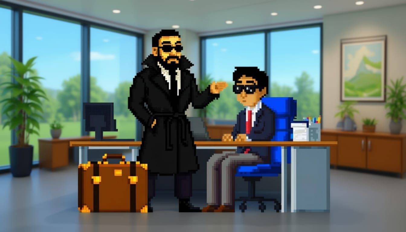 Modern Boss Office with Bright Colors