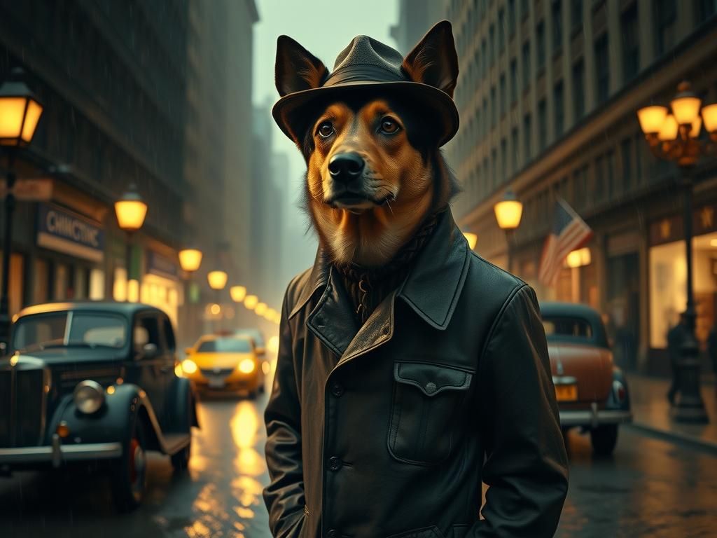 Canine Detective in 1930s Chicago Film Noir