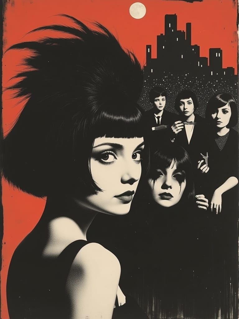 Berlin Cabaret Nights in Expressionist Style