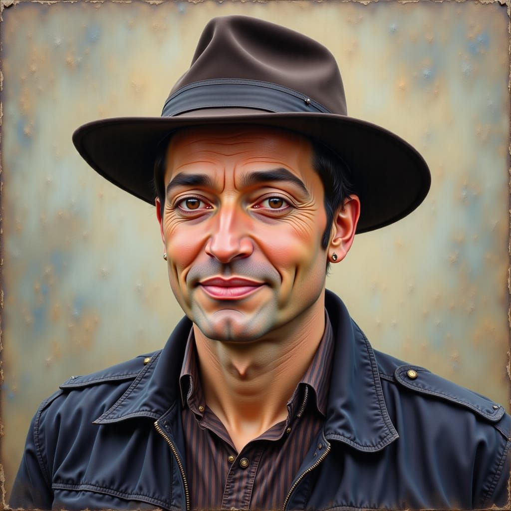 Man in a Majestic Landscape