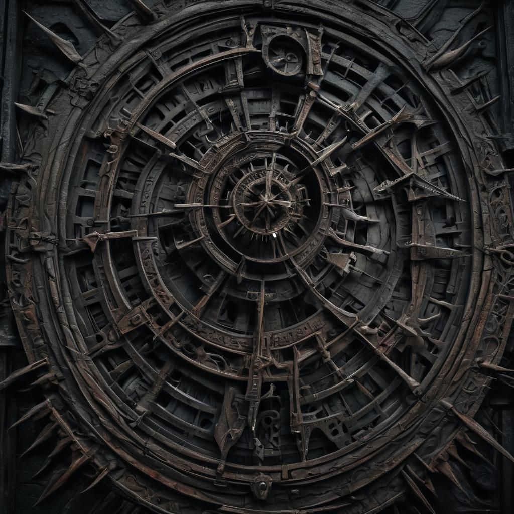 Hyperrealistic Grimdark Image with Intricate Details