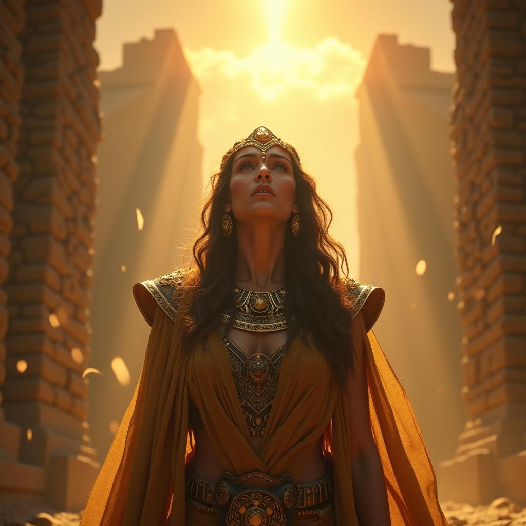 Anat fights for Baal's soul and pleads to the sun goddess Sh...