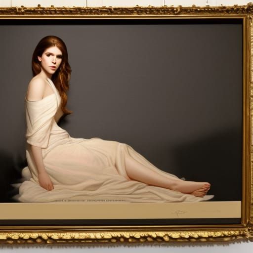 Elegant Couple at Art Museum in Art Nouveau Style