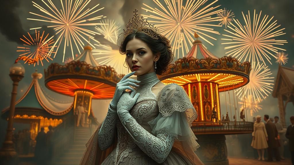 Mystical Queen at Salvador Dali-esque Carnival