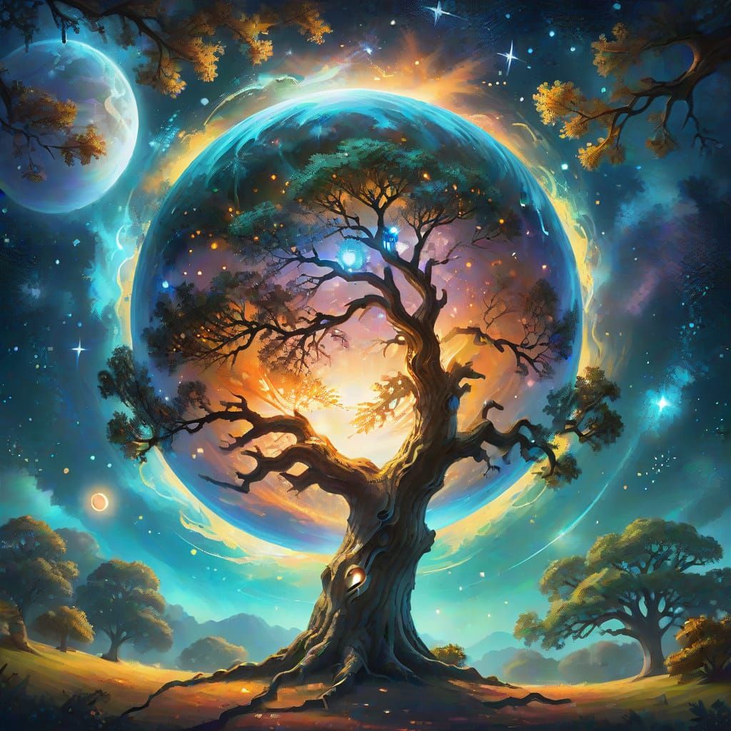Ethereal Sphere by Ancient Oak in Digital Art