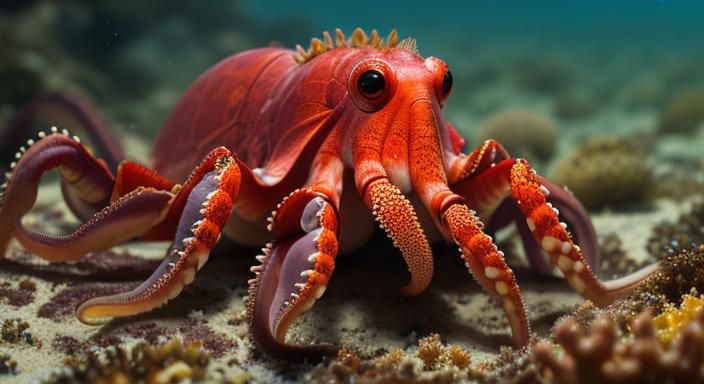 Octopus Lobster Hybrid in Professional Photo Style