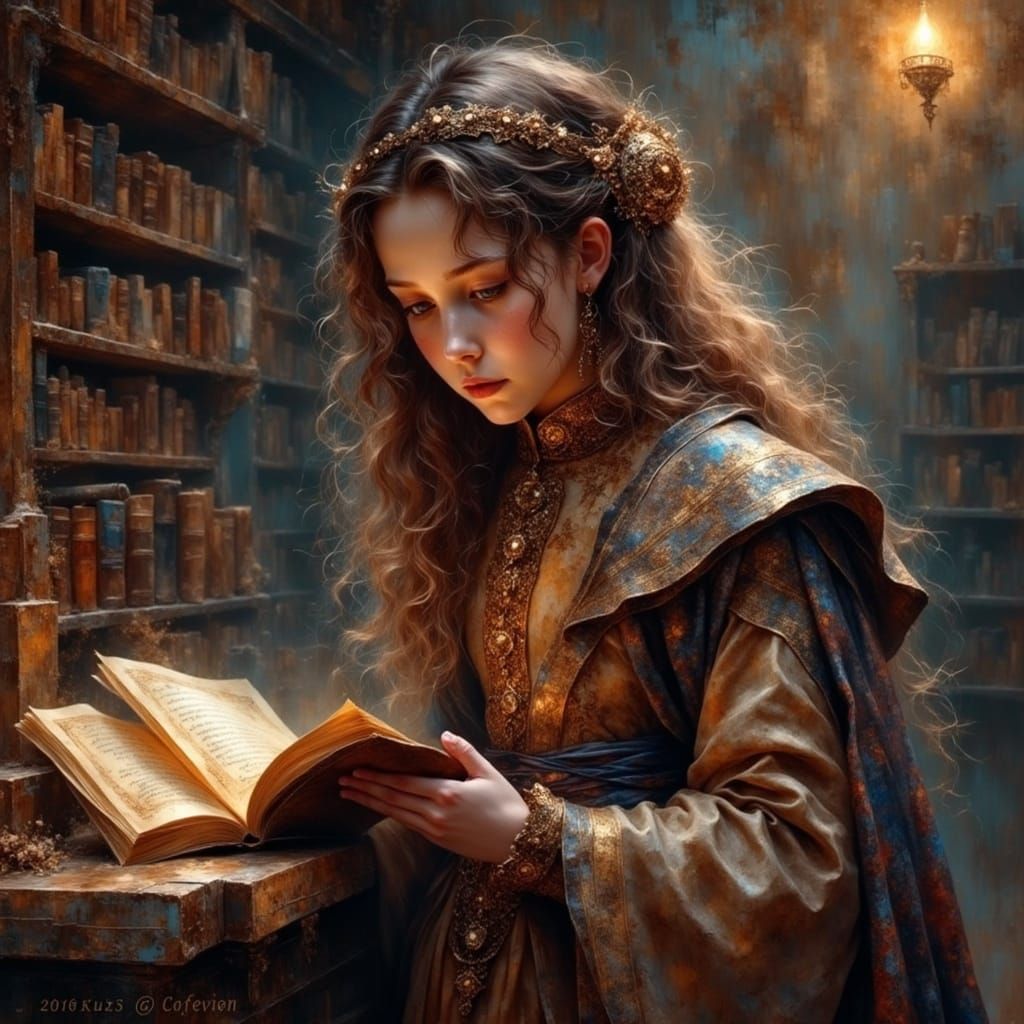 Whispering Wizard's Sanctum in Enchanted Twilight