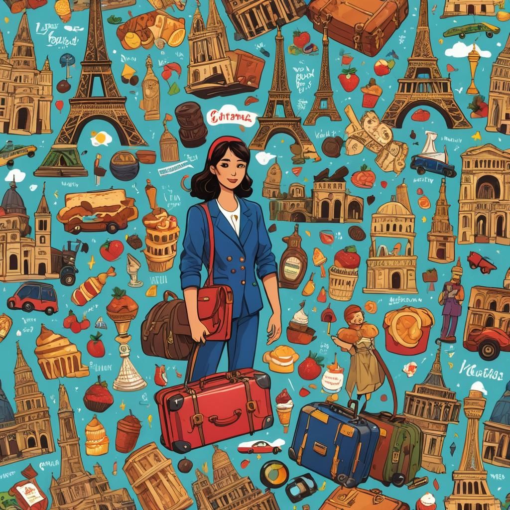 Love Across Borders Book Cover Illustration