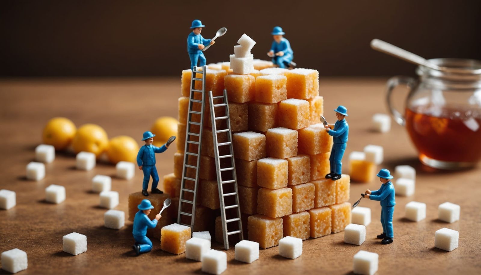 Surreal Sugar Harvest in Miniature