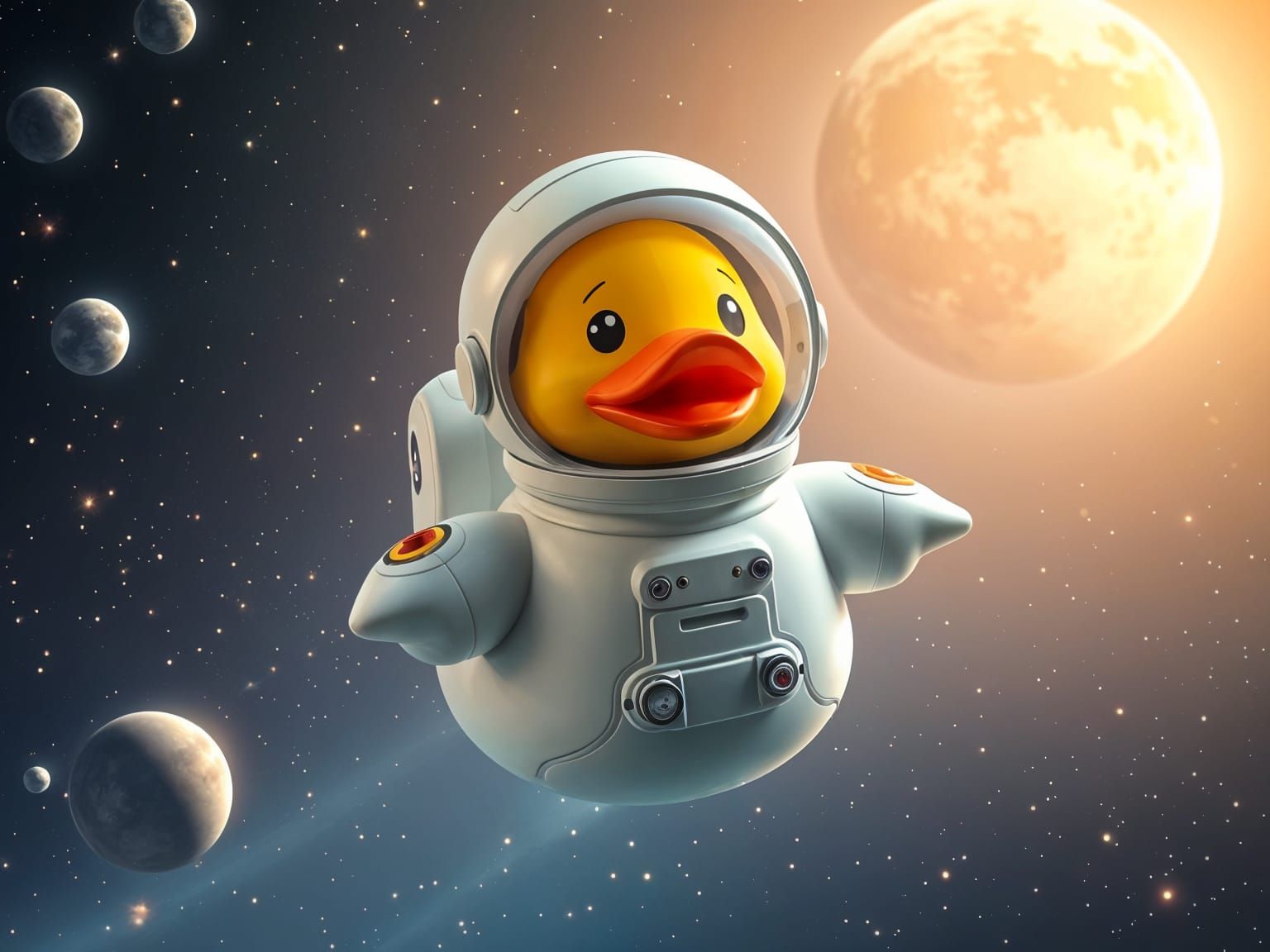 Space Duck: One Small Waddle for Ducks, One Giant Leap for D...
