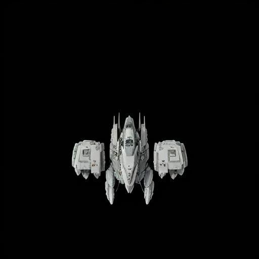 Sci-Fi Gundam Game Asset Sheet in 2D