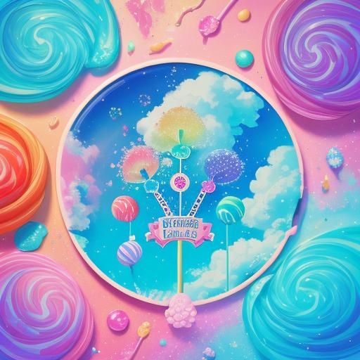 Taylor Swift Underwater Tarot Reading in Candy Art