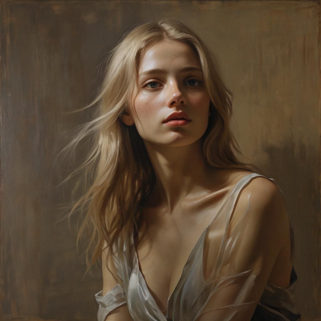 Dramatic Chiaroscuro Lighting Study