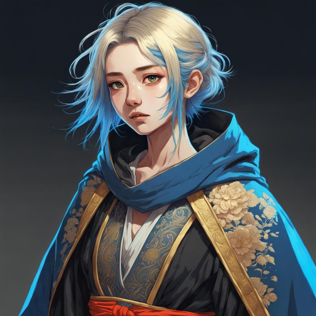 drawing - Hyperrealistic - Anime Girl - Healer